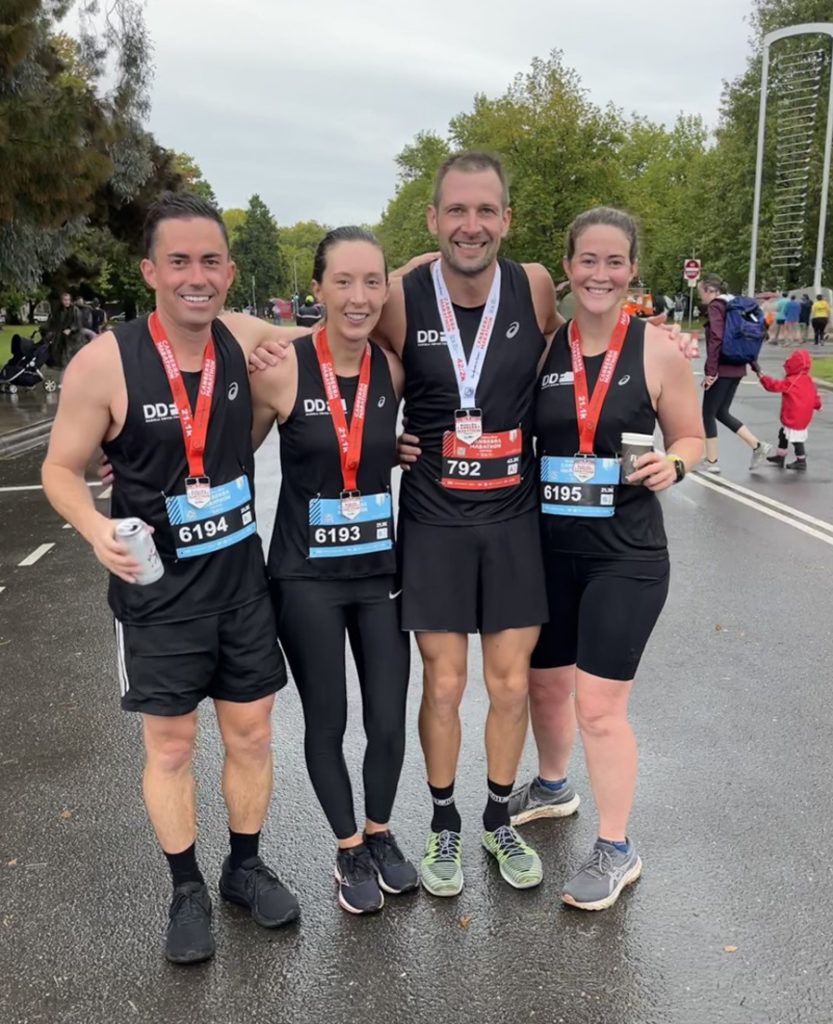 Team DDF at the Canberra Marathon