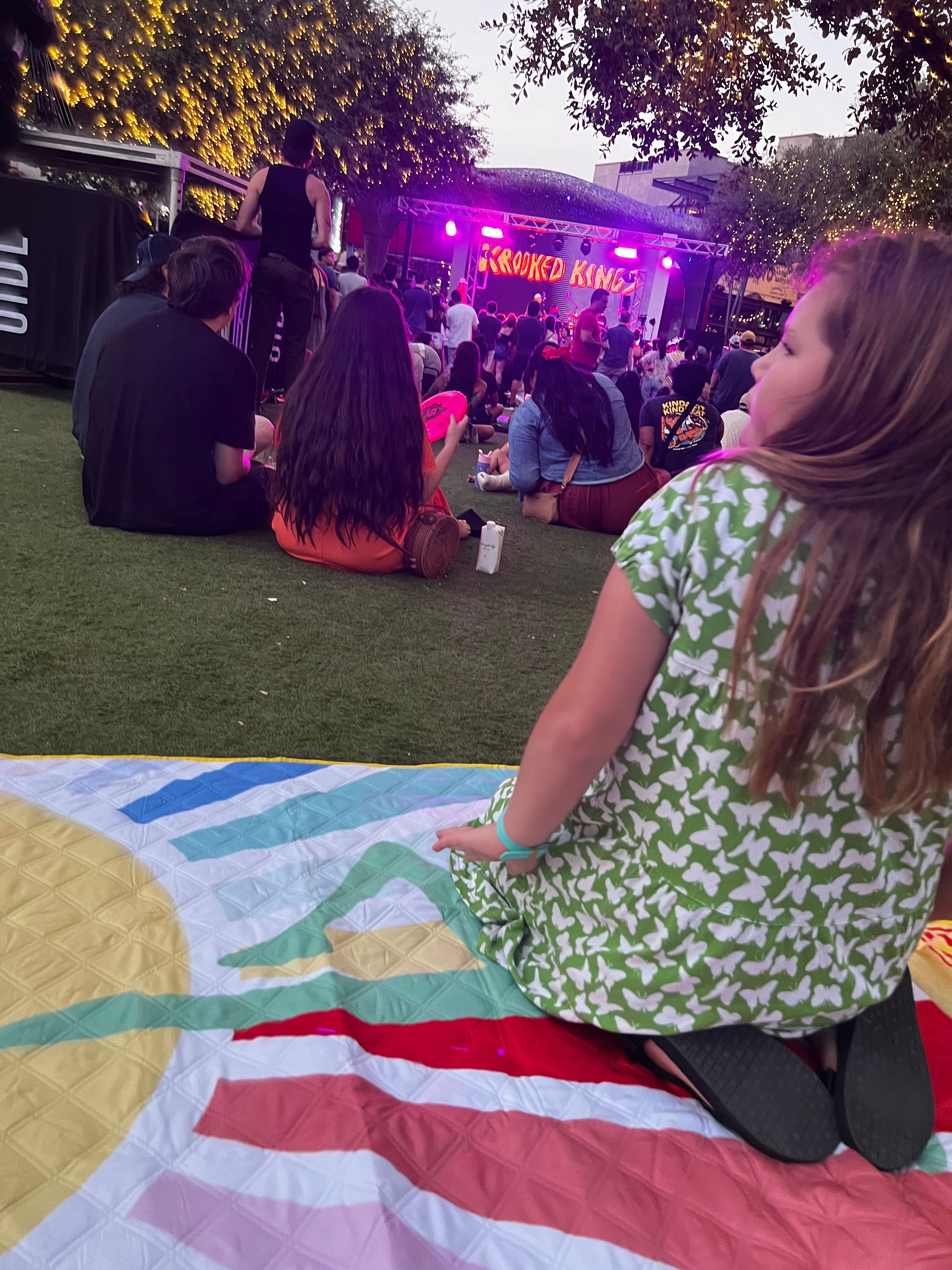 Festival crowd at Krooked Kings show — by FUNK Lab on the scene