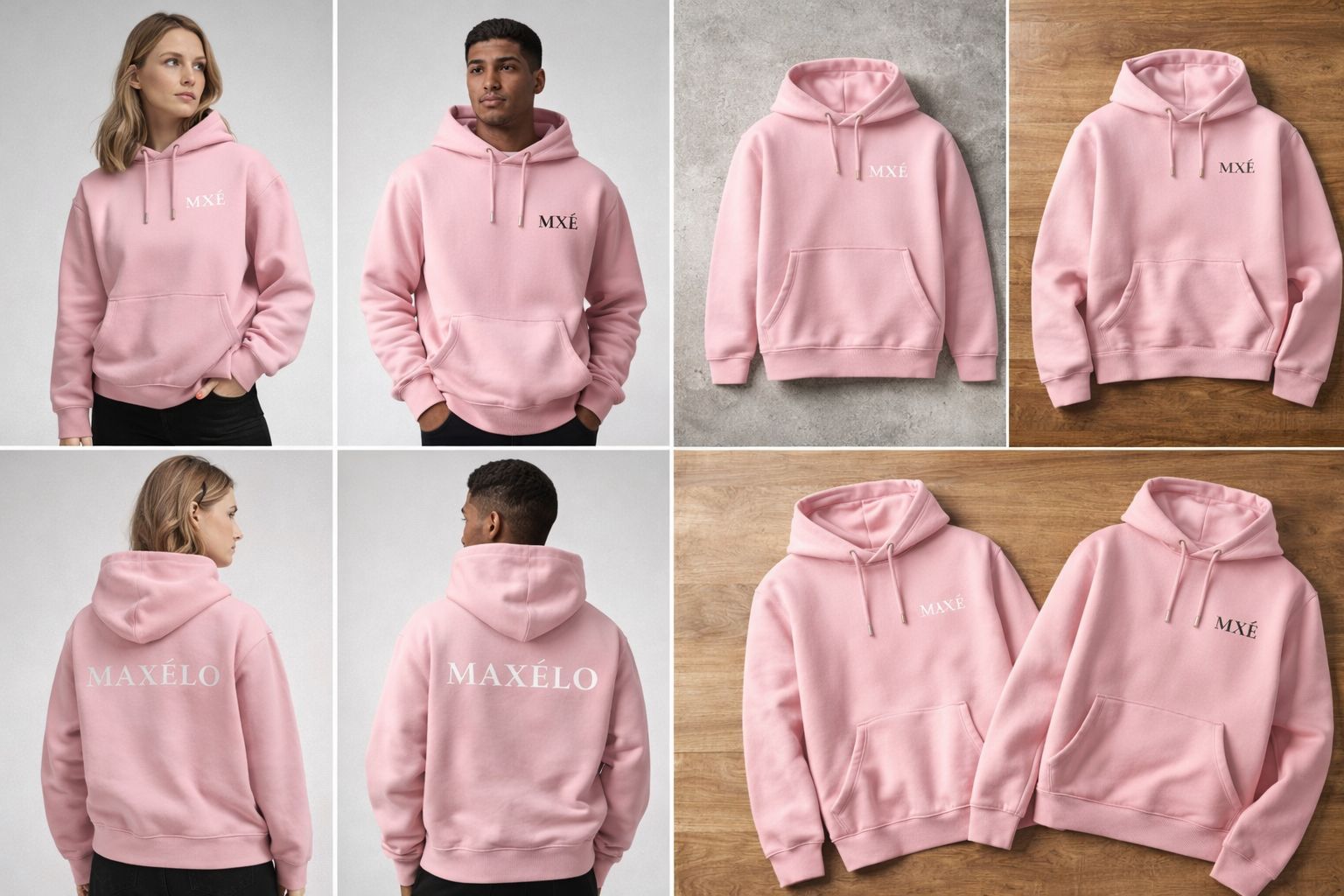 MAXÉLO pink hoodie