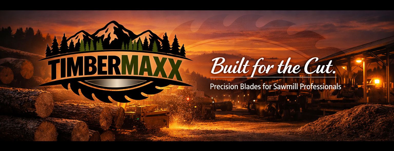 TimberMaxx — Built for the Cut. Precision Blades for Sawmill Professionals.