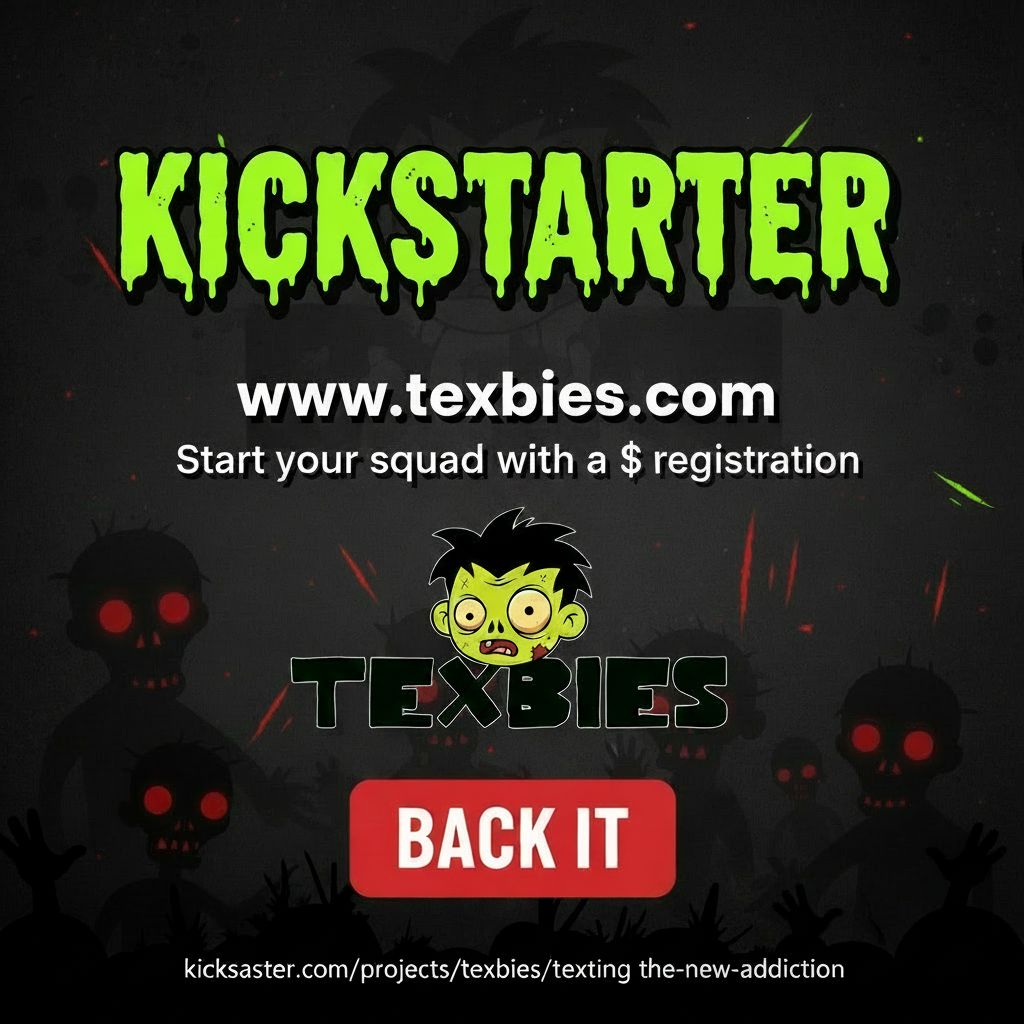 Texbies Kickstarter hero background
