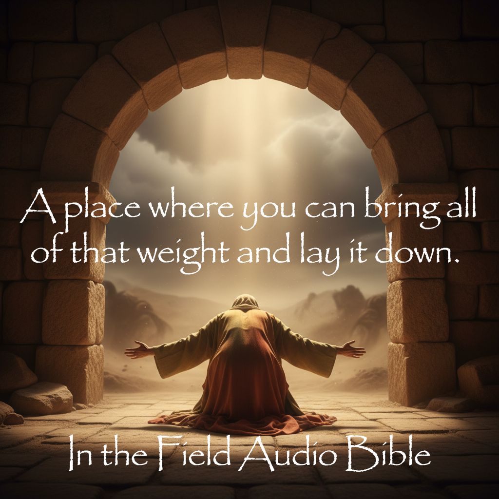 A place where you can bring all of that weight and lay it down