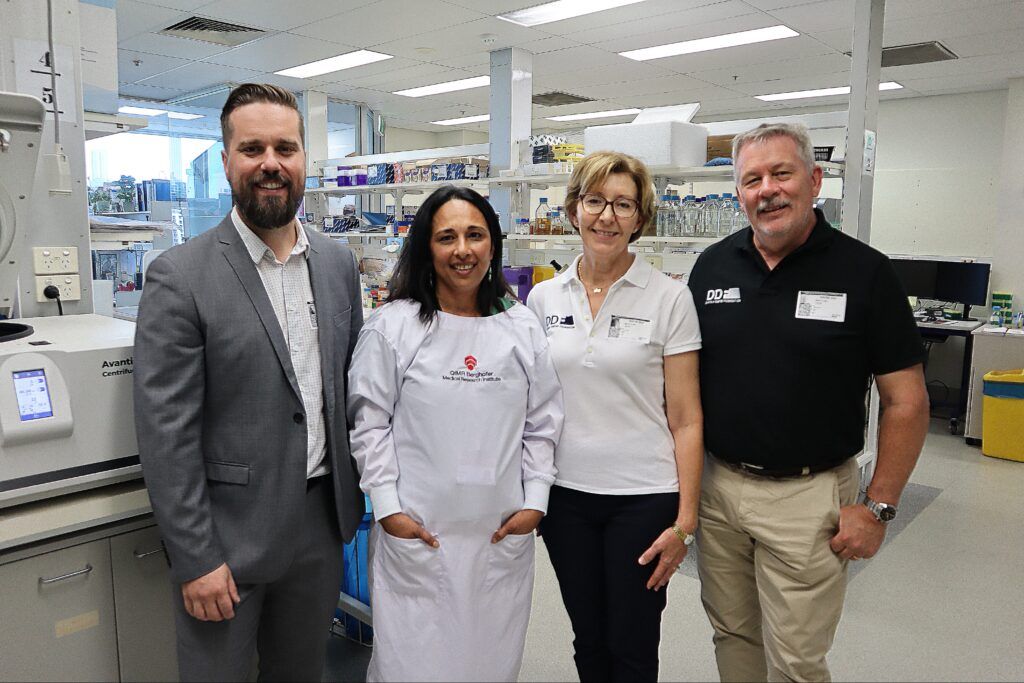 Professor Sudha Rao and her research team at QIMR Berghofer