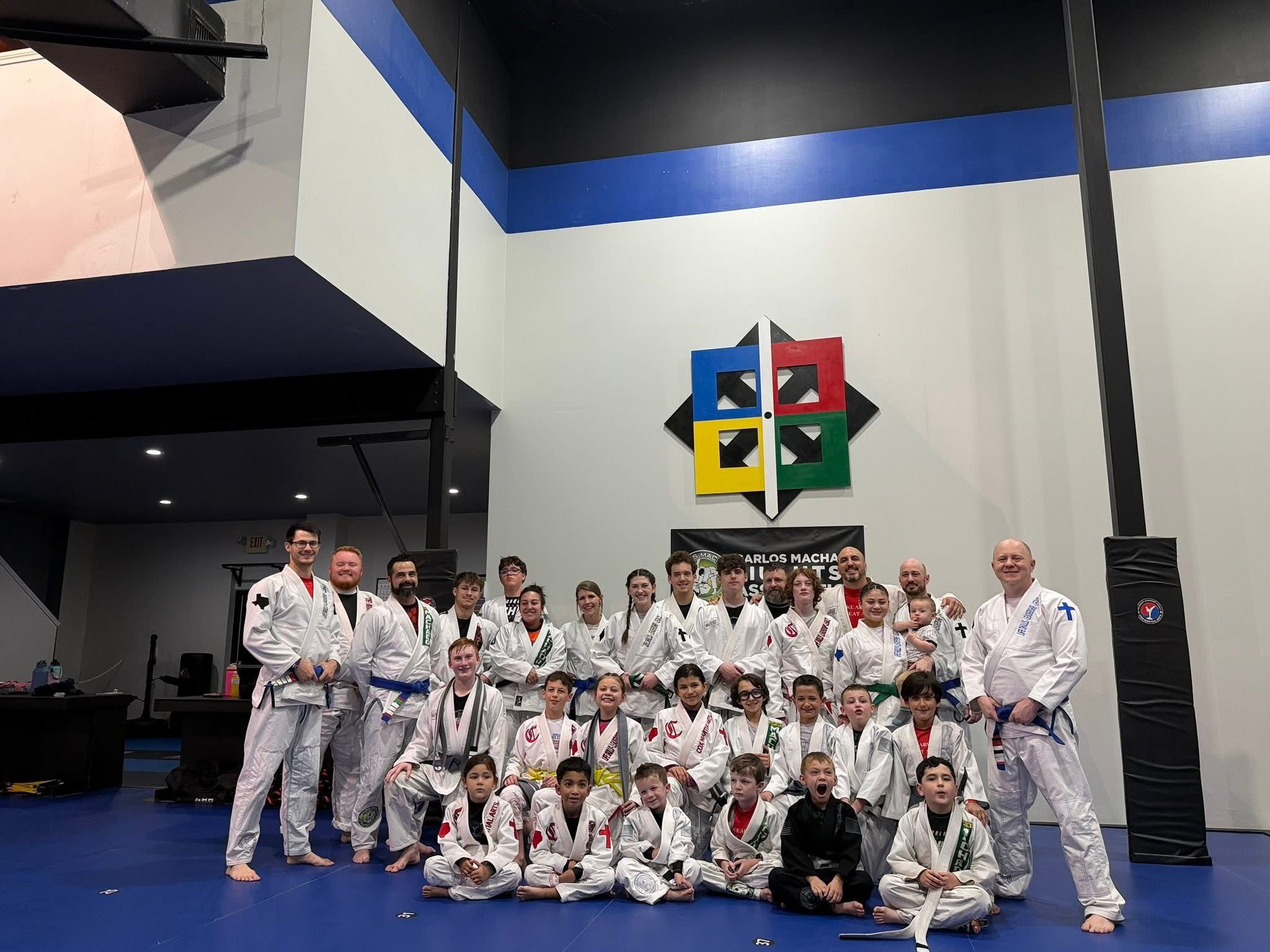 Cox Martial Arts students and instructors group photo