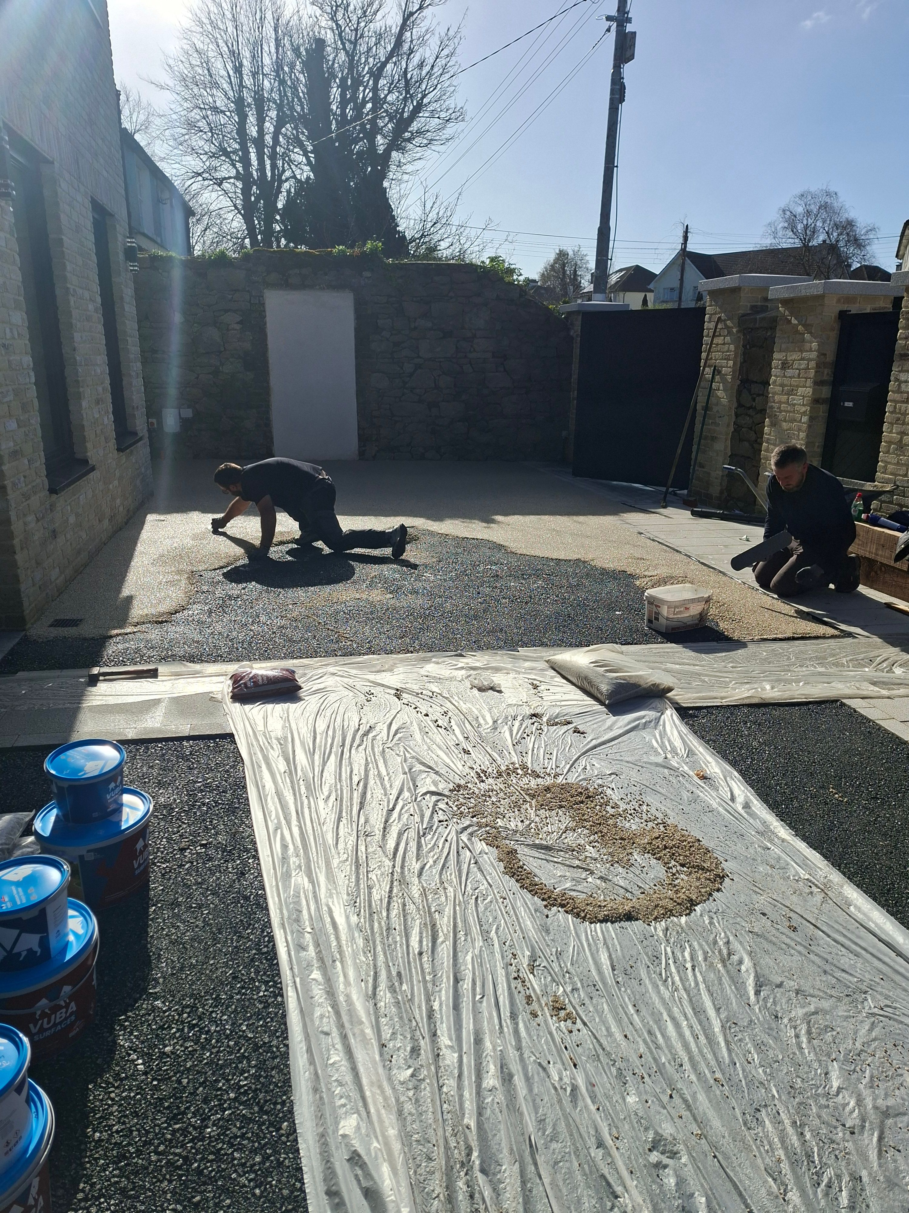 Resin Bound Dublin team at work