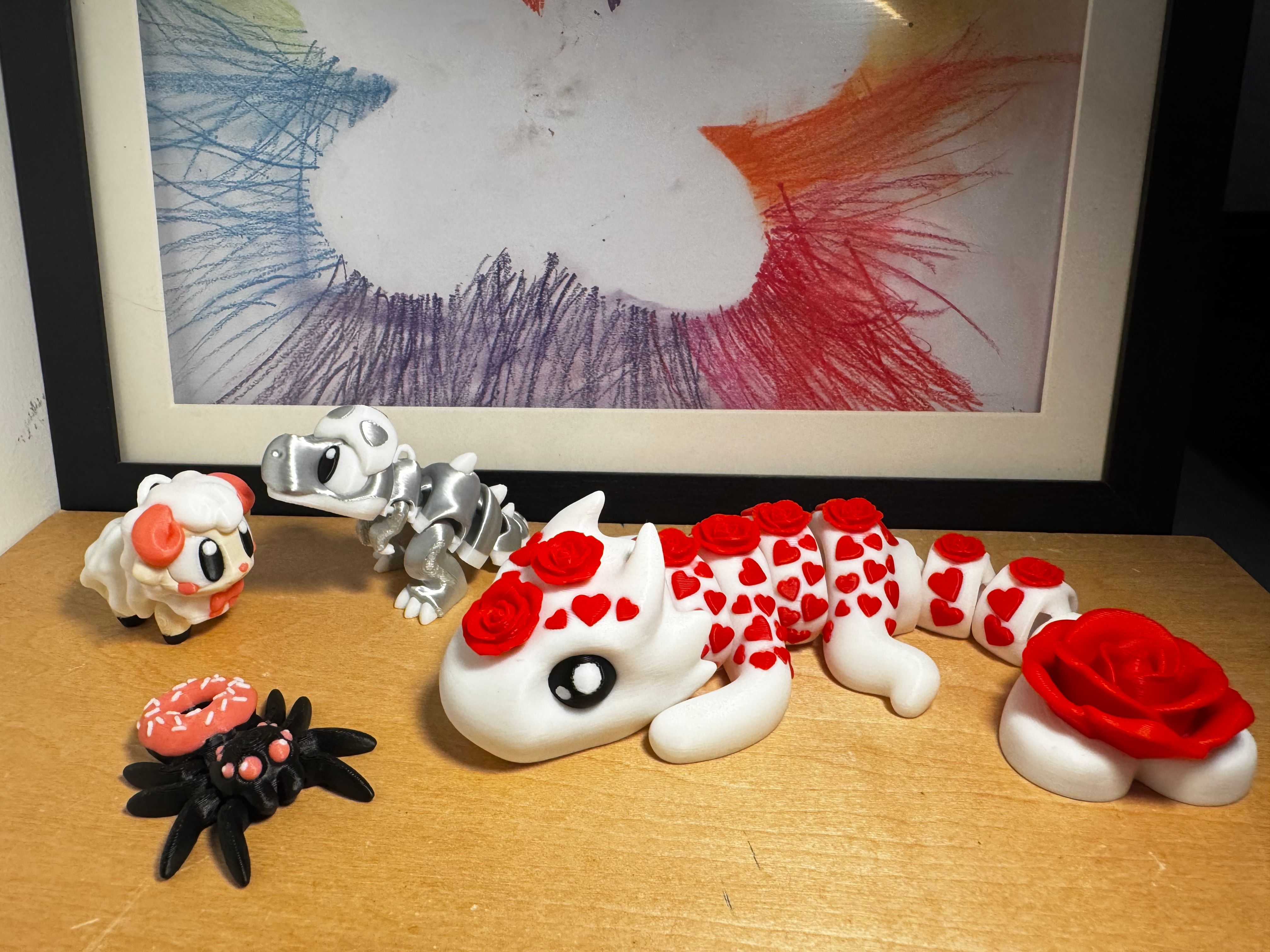 Cute 3D printed figurines