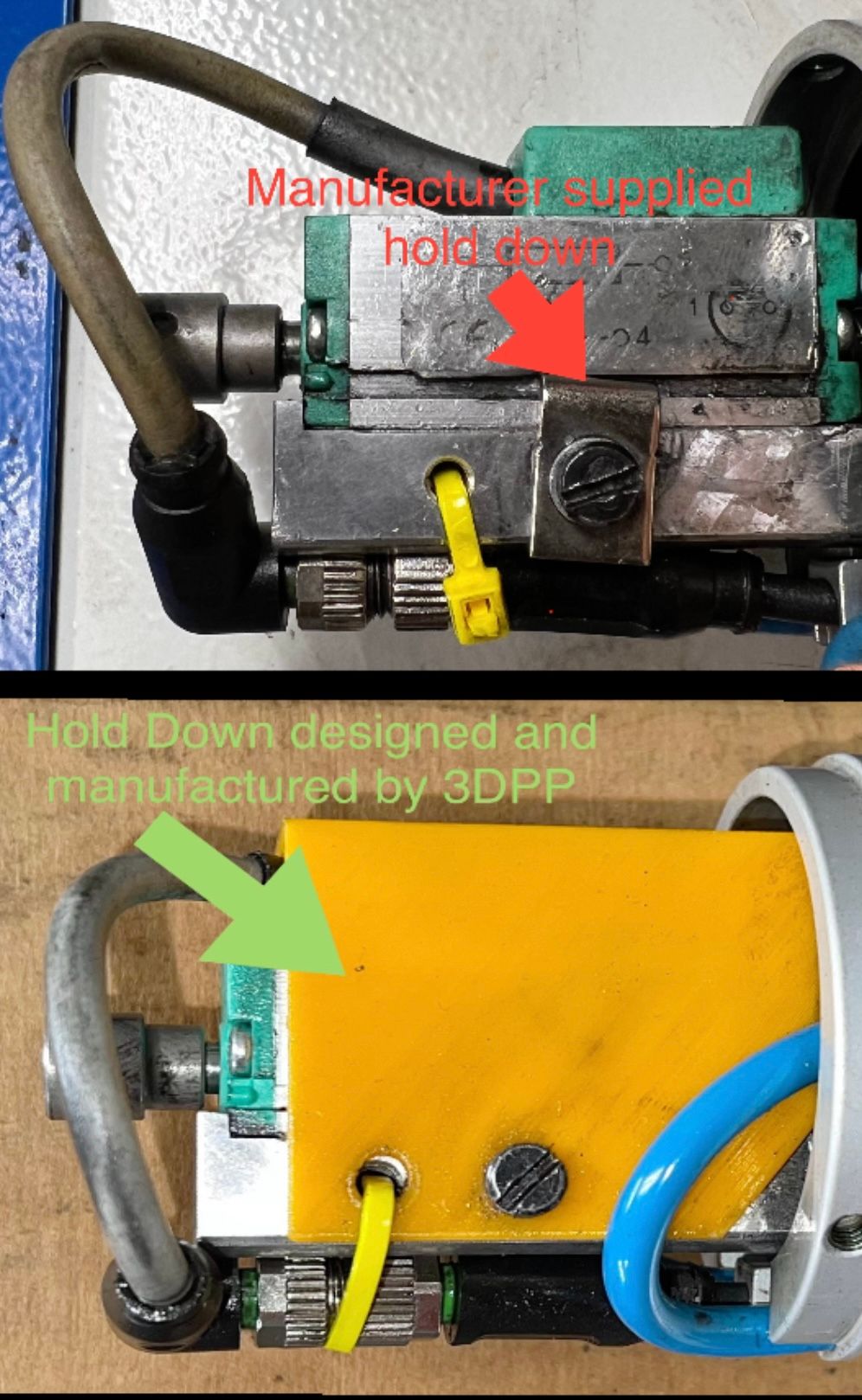 Custom Hold Down