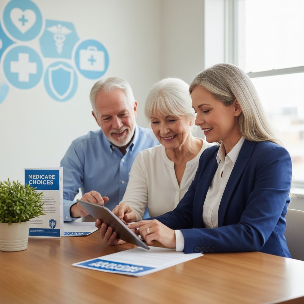 Medicare advisor helping seniors