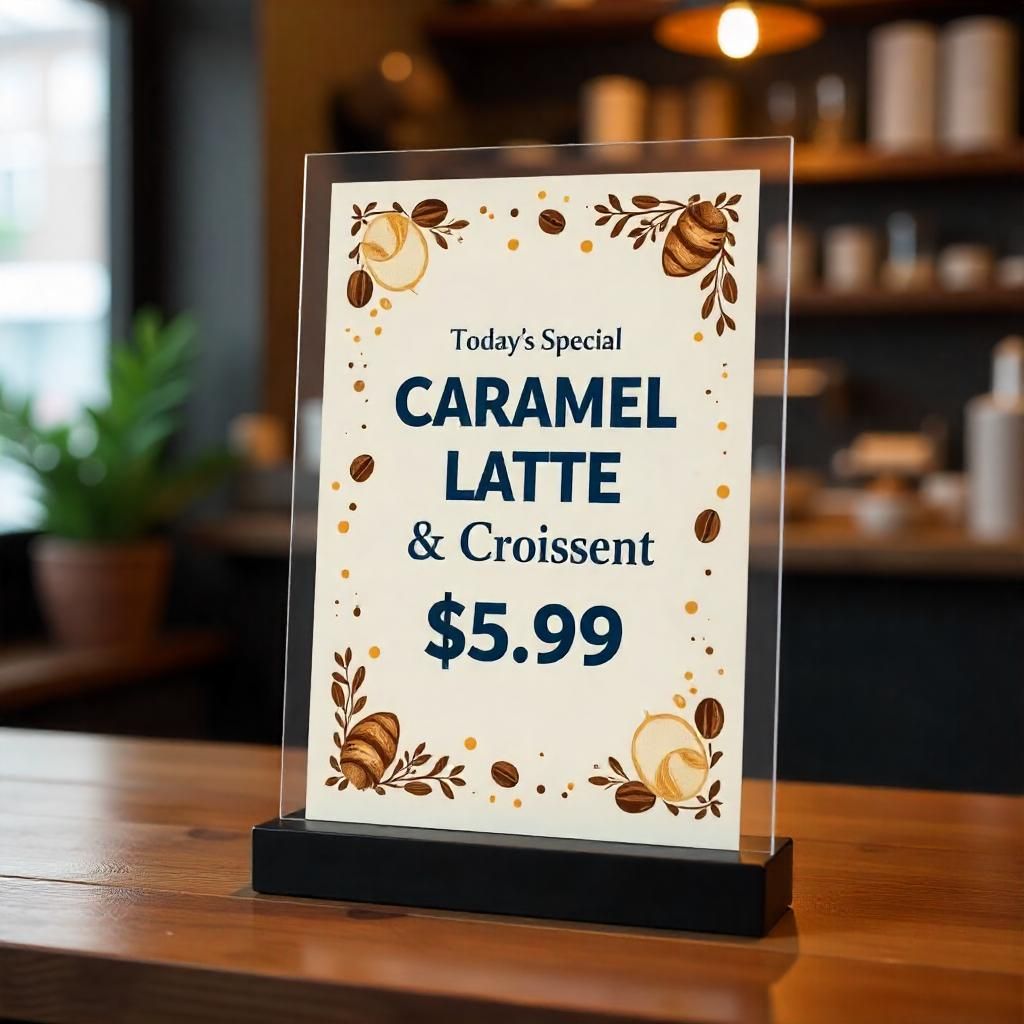 Retail Display Sign