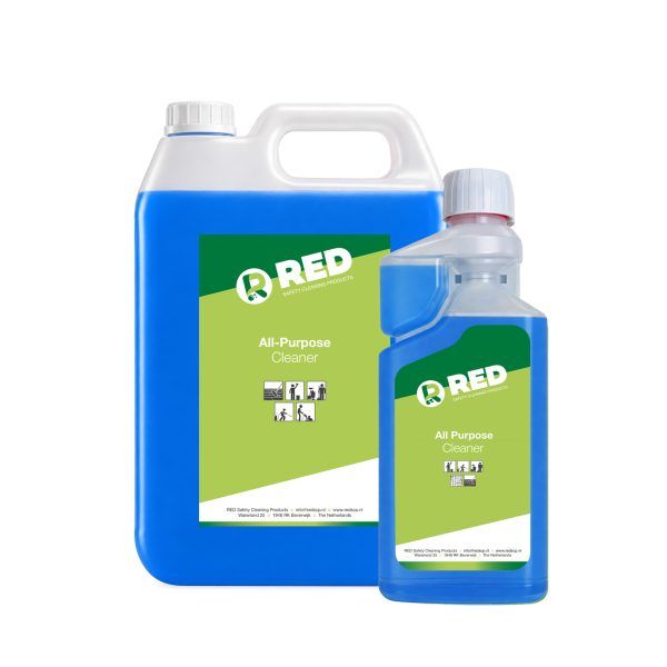 RED All-Purpose Cleaner professioneel schoonmaakmiddel — universele reiniger 1L en 5L