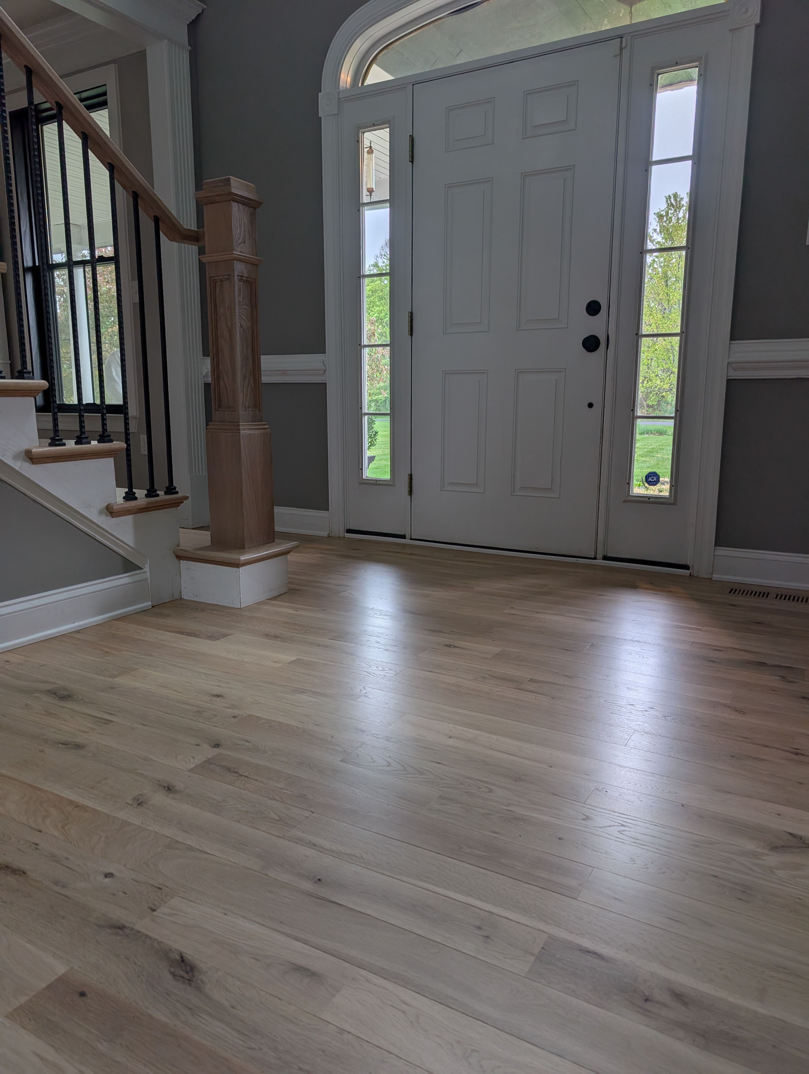 Entryway with hardwood