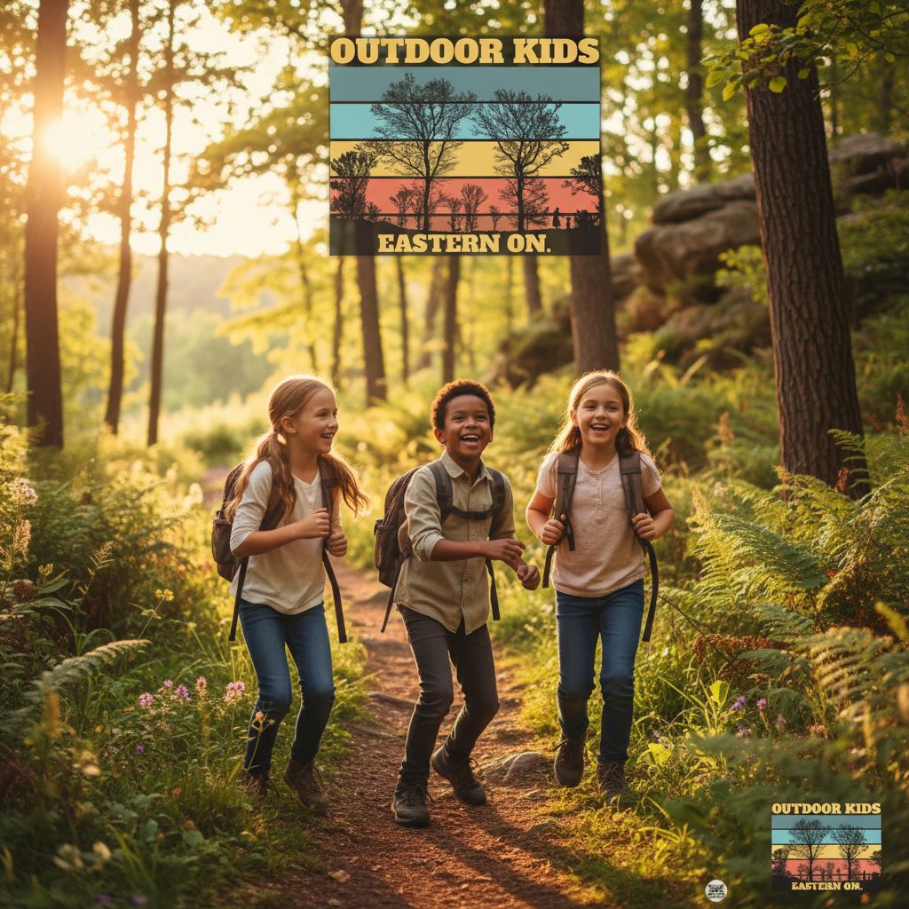 Outdoor Kids in the forest