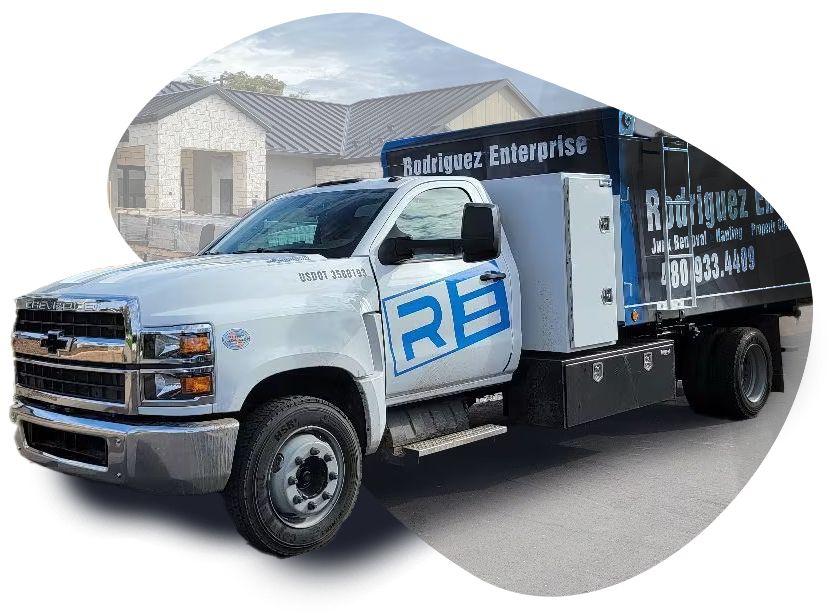 Rodriguez Enterprise branded truck