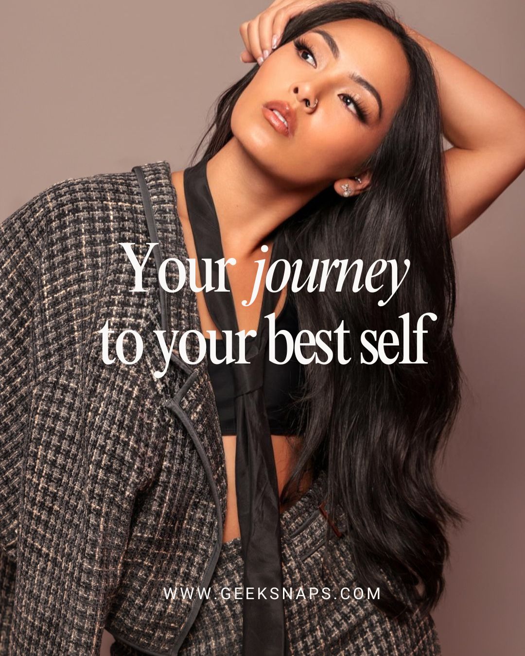 Fashion editorial portrait at Geeks Studio