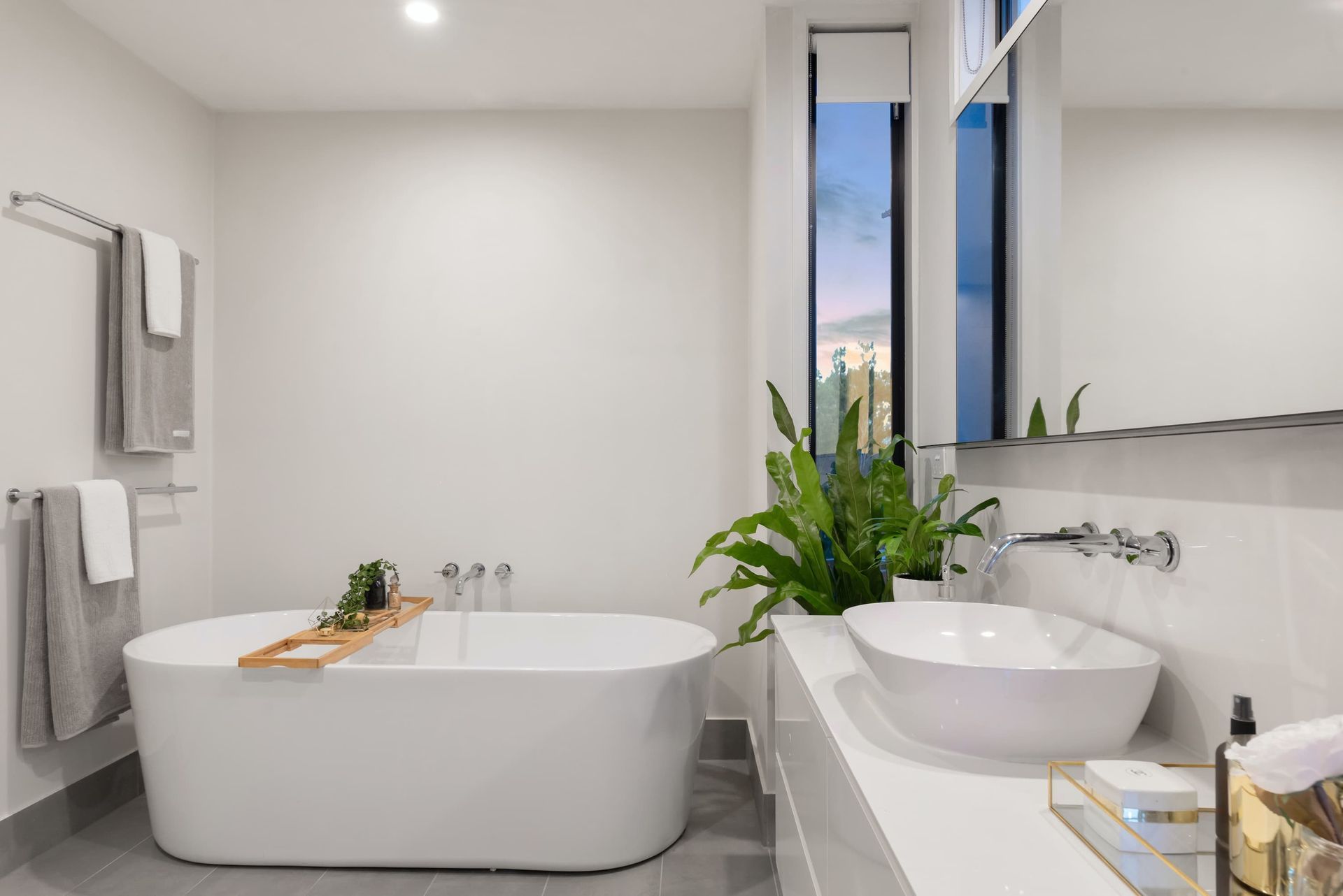 Modern bathroom renovation